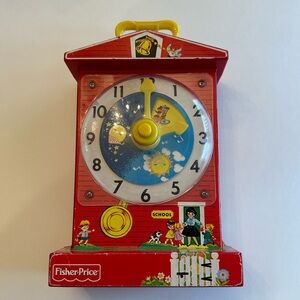 Fisher-Price Teaching Clock 998 Classic Children’s Toy 2009